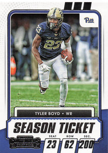 2021 Panini Contenders Draft Picks Tyler Boyd #91