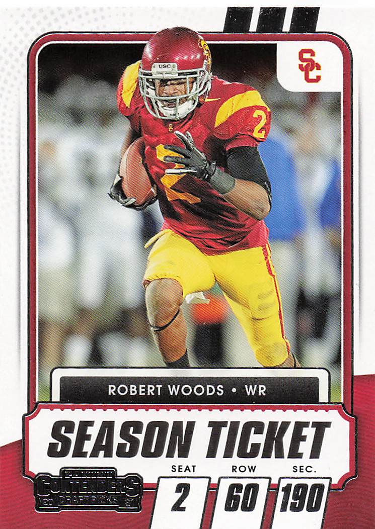 2021 Panini Contenders Draft Picks Robert Woods #93