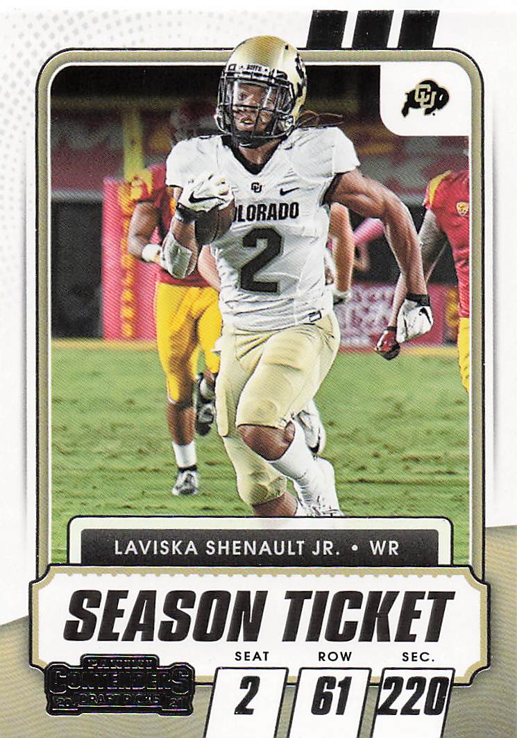 2021 Panini Contenders Draft Picks Laviska Shenault Jr. #98
