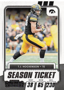 2021 Panini Contenders Draft Picks T.J. Hockenson #99