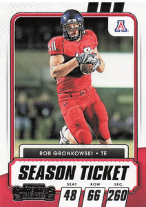 2021 Panini Contenders Draft Picks Rob Gronkowski #100