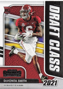 2021 Panini Contenders Draft Picks Draft Class DeVonta Smith #4 RC