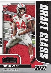 2021 Panini Contenders Draft Picks Draft Class Shaun Wade #12 RC