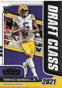 2021 Panini Contenders Draft Picks Draft Class Terrace Marshall Jr. #13 RC