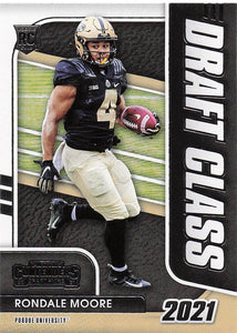 2021 Panini Contenders Draft Picks Draft Class Rondale Moore #14 RC