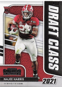 2021 Panini Contenders Draft Picks Draft Class Najee Harris #19 RC