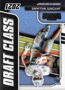 2021 Panini Contenders Draft Picks Draft Class Javonte Williams #22 RC