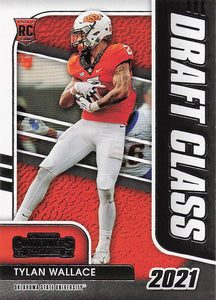 2021 Panini Contenders Draft Picks Draft Class Tylan Wallace #27 RC