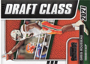 2021 Panini Contenders Draft Picks Draft Class Greg Rousseau #34 RC