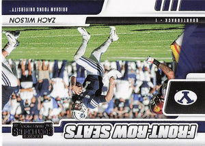 2021 Panini Contenders Draft Picks Front-Row Seats Zach Wilson #11