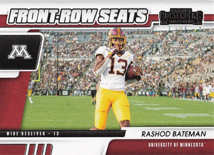 2021 Panini Contenders Draft Picks Front-Row Seats Rashod Bateman #16