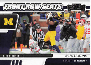 2021 Panini Contenders Draft Picks Front-Row Seats Nico Collins #28
