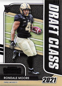 2021 Panini Contenders Draft Picks Draft Class Purple Rondale Moore #14 RC