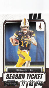 2021 Panini Contenders Draft Picks Josh Allen #5