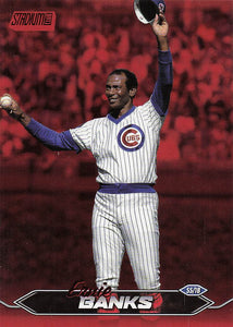 2024 Stadium Club Baseball Red Foil Ernie Banks #88