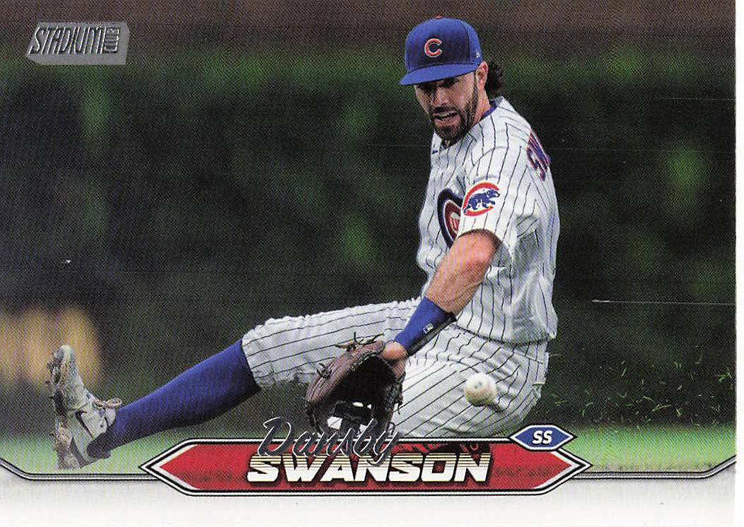 2024 Stadium Club Baseball Black Foil Dansby Swanson #11