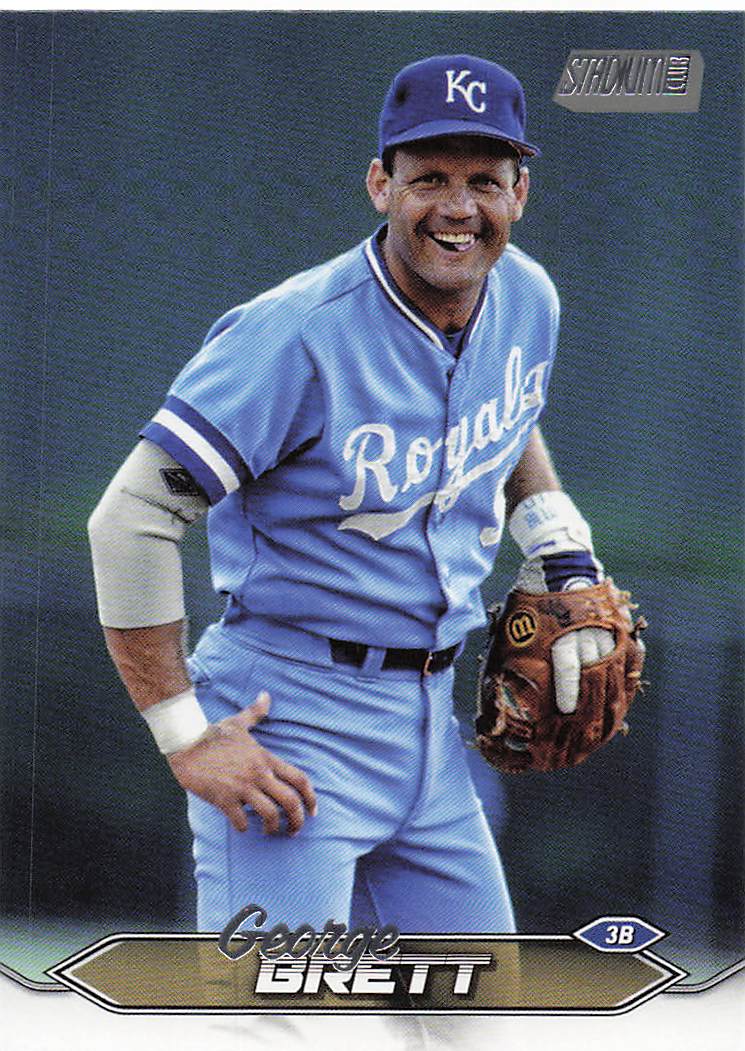2024 Stadium Club Baseball Black Foil George Brett #195