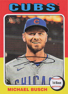 2024 Topps Heritage Baseball Michael Busch #537