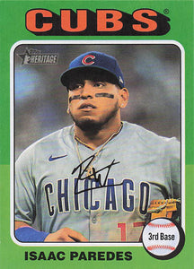 2024 Topps Heritage Baseball Isaac Paredes #573