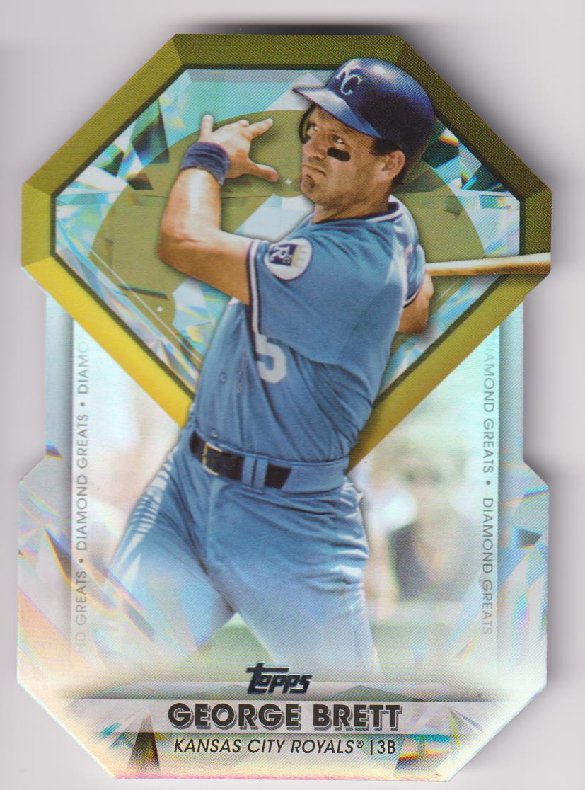 2022 Topps Baseball Diamond Greats Die Cuts George Brett #DGDC-35