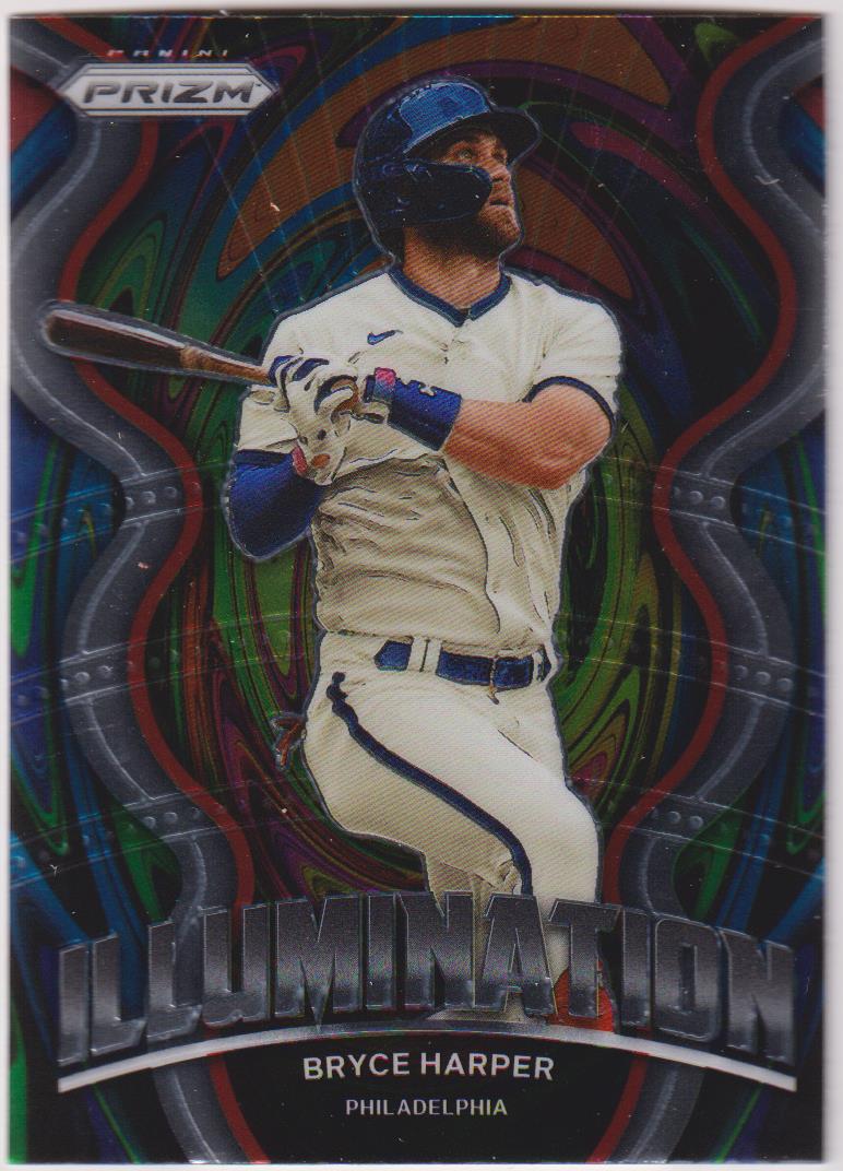 2022 Panini Prizm Baseball Illumination Bryce Harper #IL-15