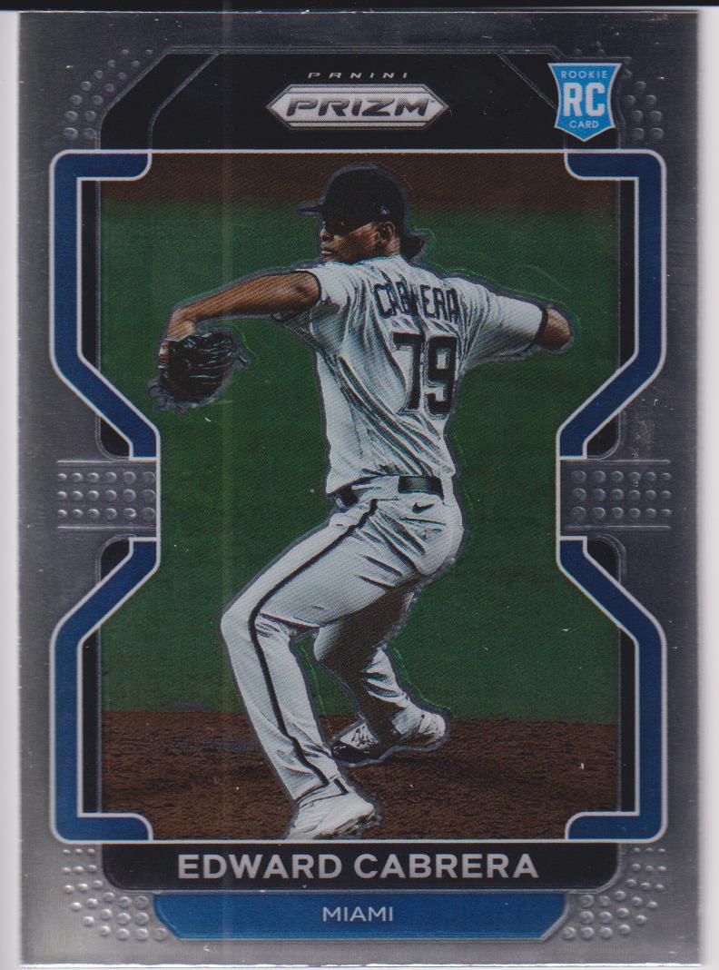 2022 Panini Prizm Baseball Edward Cabrera #102 Rookie