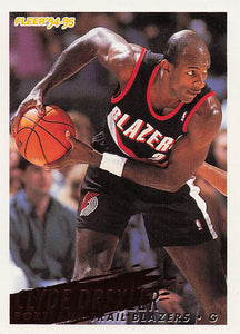1994-95 Fleer Basketball Clyde Drexler #183