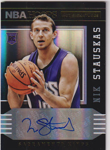 2014-15 Hoops Basketball Hot Signatures Nik Stauskas #73