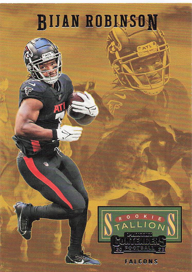 2023 Panini Contenders Football Rookie Stallions Bijan Robinson #10