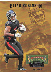 2023 Panini Contenders Football Rookie Stallions Bijan Robinson #10