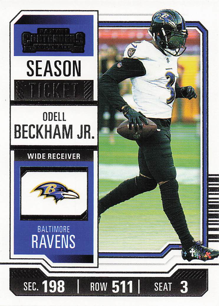 2023 Panini Contenders Football Season Ticket Retail Odell Beckham Jr. #10