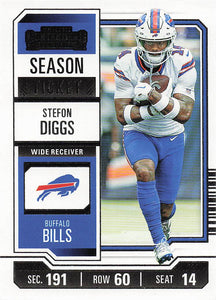 2023 Panini Contenders Football Season Ticket Retail Stefon Diggs #12