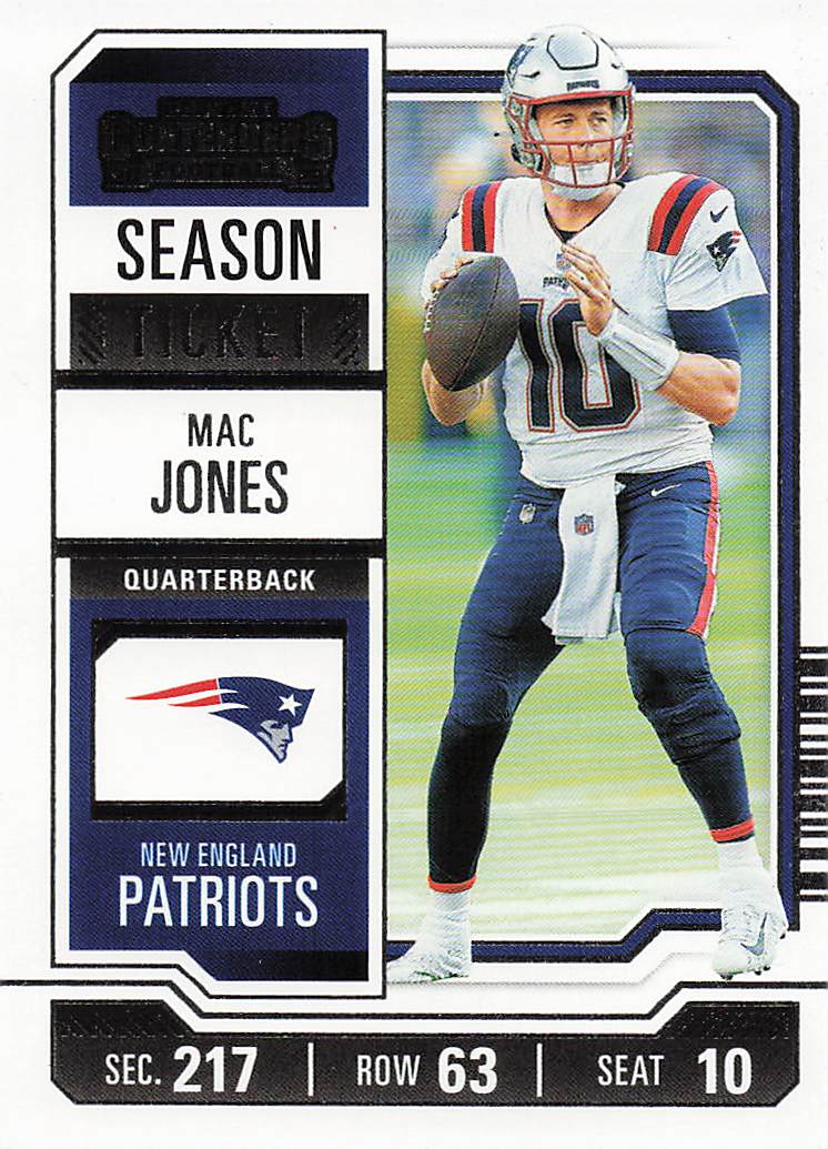 2023 Panini Contenders Football Season Ticket Retail Mac Jones #69