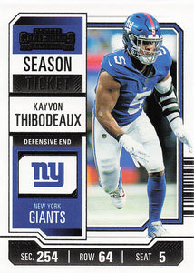 2023 Panini Contenders Football Season Ticket Retail Kayvon Thibodeaux #76
