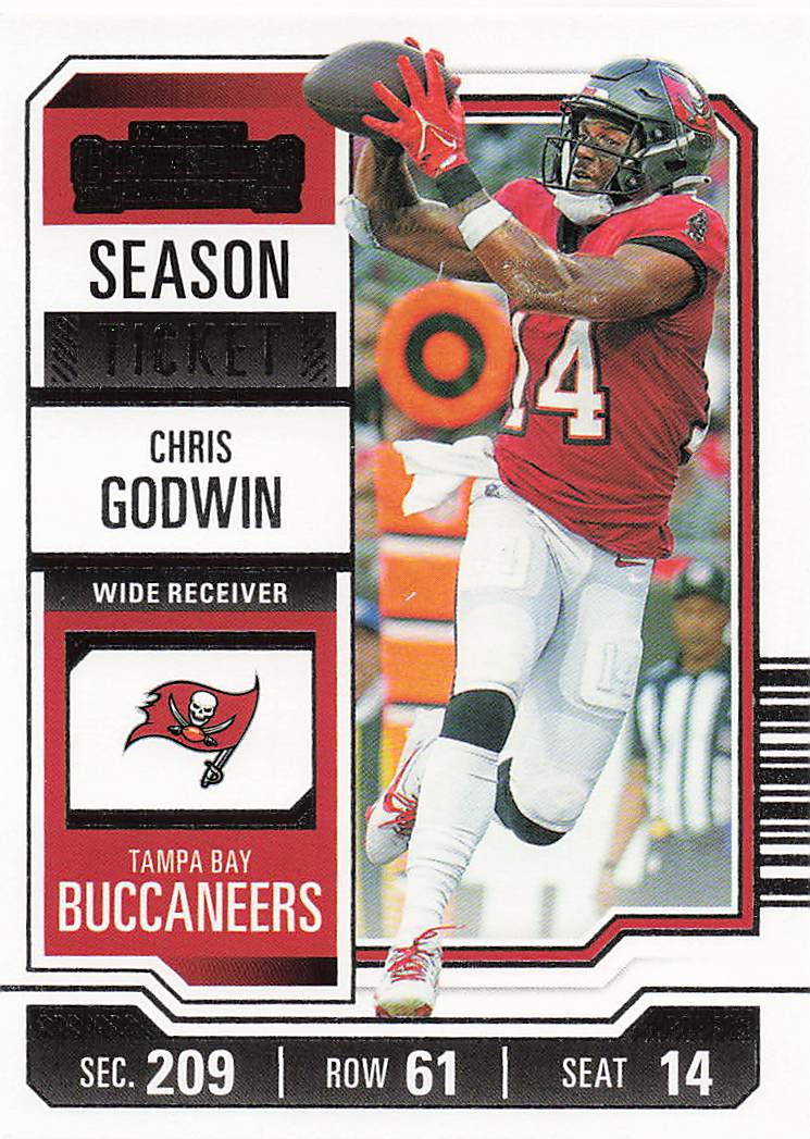 2023 Panini Contenders Football Season Ticket Retail Chris Godwin #93