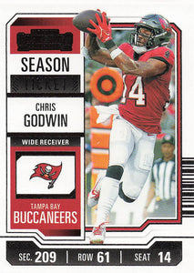 2023 Panini Contenders Football Season Ticket Retail Chris Godwin #93