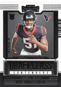 2023 Panini Contenders Football Draft Class Contenders Will Anderson Jr. #24