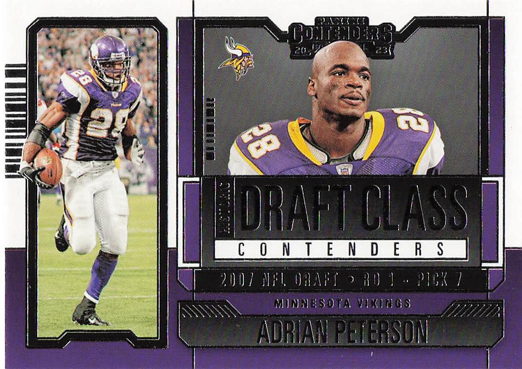 2023 Panini Contenders Historic Draft Class Contenders Adrian Peterson #HDC-AP