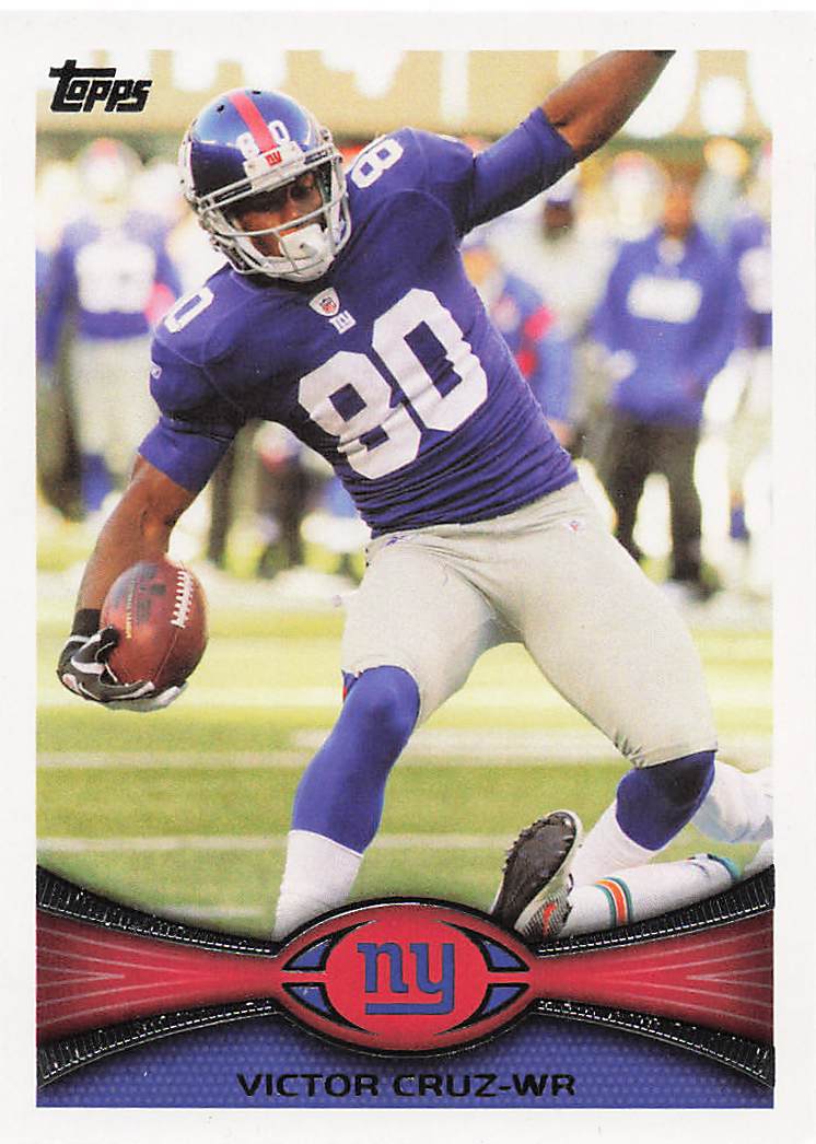 2012 Topps Football Gold Victor Cruz #430