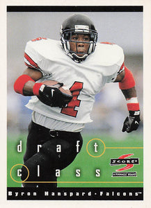 1997 Score Football Byron Hanspard #275 Rookie