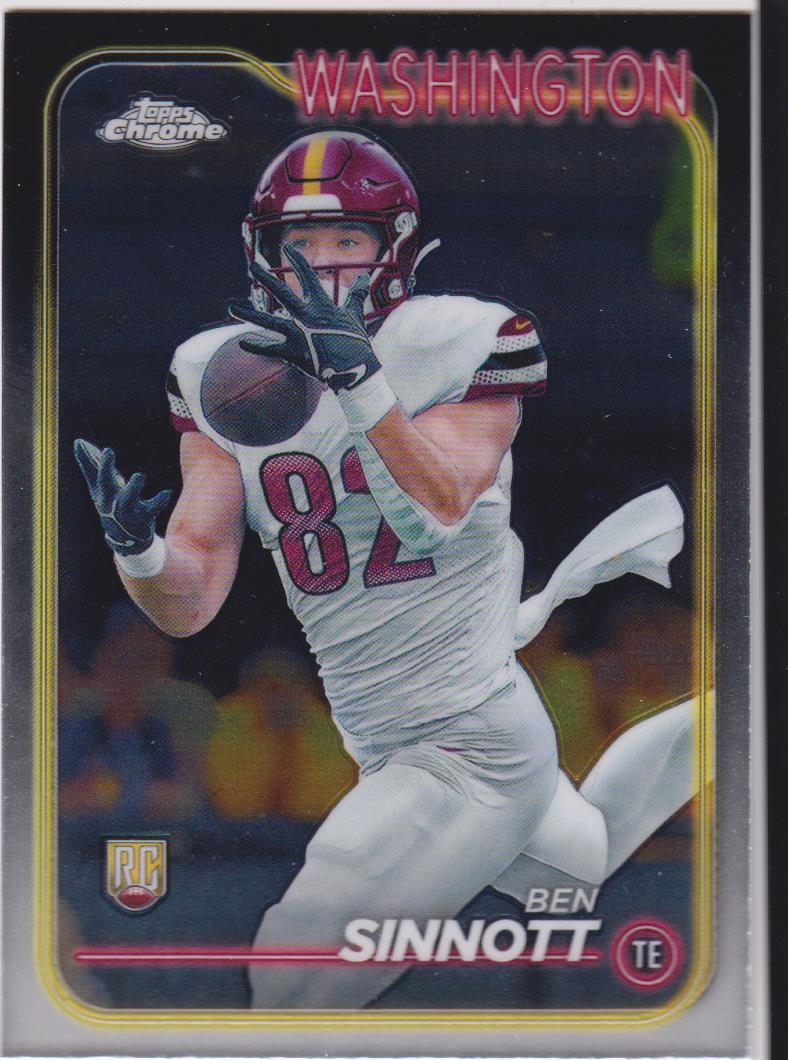 2024 Topps Chrome Football Ben Sinnott #262 Rookie
