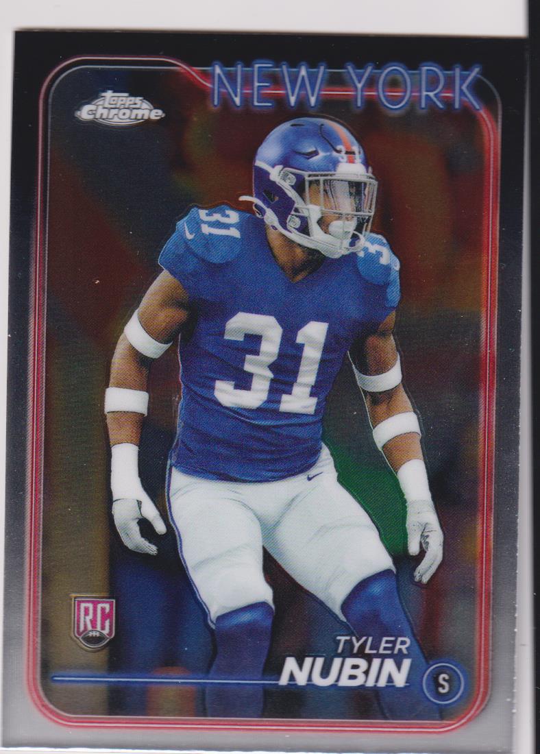 2024 Topps Chrome Football Tyler Nubin #283 Rookie