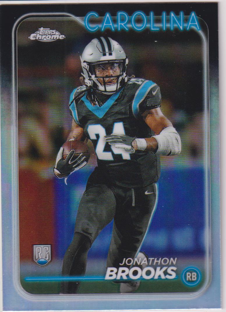 2024 Topps Chrome Football Jonathon Brooks #216 Rookie