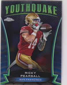 2024 Topps Chrome Football Youthquake Ricky Pearsall #Y-19