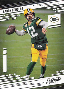 2021 Panini Prestige Football Aaron Rodgers #104