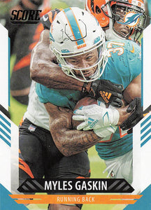 2021 Score Football Myles Gaskin #29