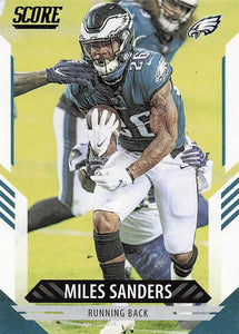 2021 Score Football Miles Sanders #71