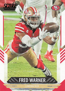 2021 Score Football Fred Warner #262