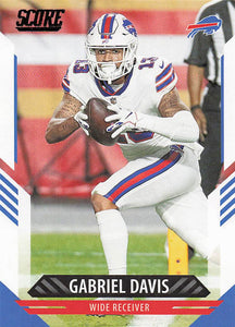2021 Score Football Gabriel Davis #280
