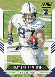 2021 Score Football Pat Freiermuth #323 Rookie